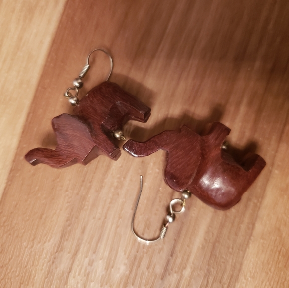Elephant earrings - Picture 2 of 2